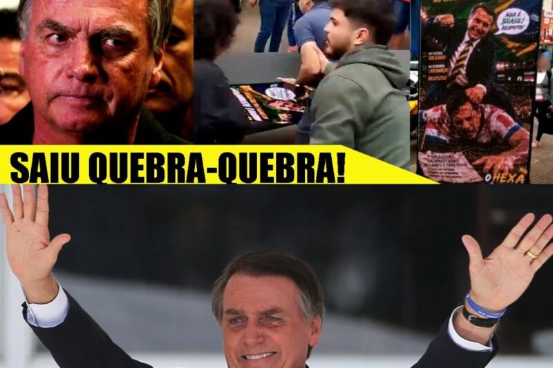 TELÕES DE PROPAGANDA COM BOLSONARO SÃO DESTRUÍD0S PELO POVO REV0LTAD0 E 0 CASO VAI PARAR NA POLÍCIA!