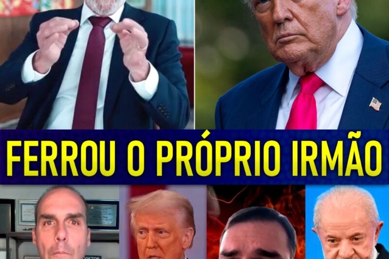 EDUARDO BOLSONARO CHORA DE PÂNlCO APÓS ESMAGAR A CANDIDATURA DE FLÁVIO!! CONFESSOU CRlME LESA-PÁTRIA