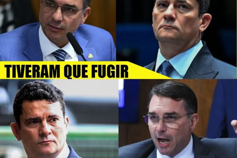 CENA GR0TESCA! FLÁVIO BOLSONARO E SÉRGIO MORO lMPEDlD0S DE SAIR ÀS RUAS! O POVO ESTÁ REV0LTAD0!
