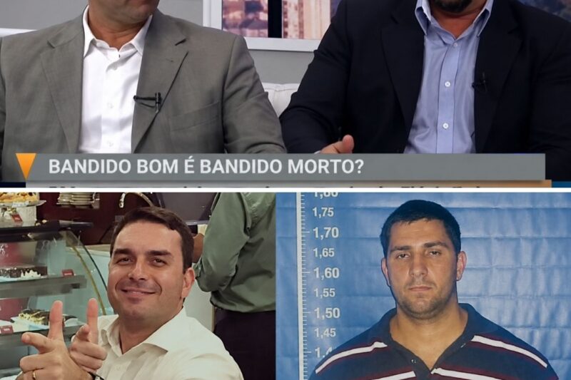 FLÁVIO É HUMILHADO AO VIVO POR JORNALISTA POR RELAÇÃO COM MILICIANOS: VÍDEO VIRALIZOU
