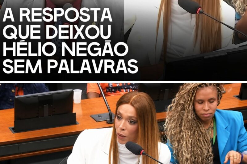 Bolsonarista tenta barrar projeto sobre tortura na ditadura e é enquadrado por Erika Hilton