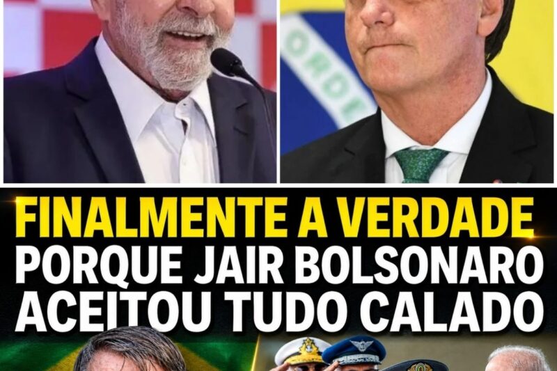 FINALMENTE REVELADO PORQUE BOLSONARO ACEITOU TUDO QUE O STF E LULA FIZERAM E NÃO FEZ NADA!