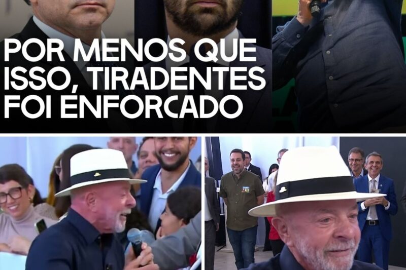 Lula comparou os Bolsonaro com traidor de Tiradentes: “o que merecem os traidores da pátria?”