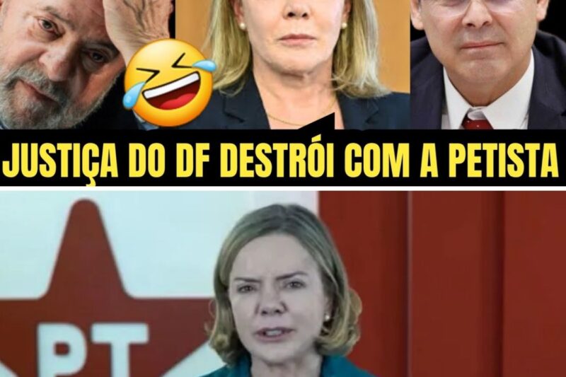 GLEISE HOFFMANN QUEBRA A CARA DE FORMA HISTORICA NA JUSTIÇA DO DF