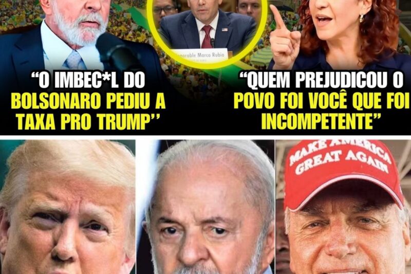 Trump fala em tarifaço, Lula XINGA e tenta CULPAR Bolsonaro, mas é DESMENTIDO pela própria Globo!