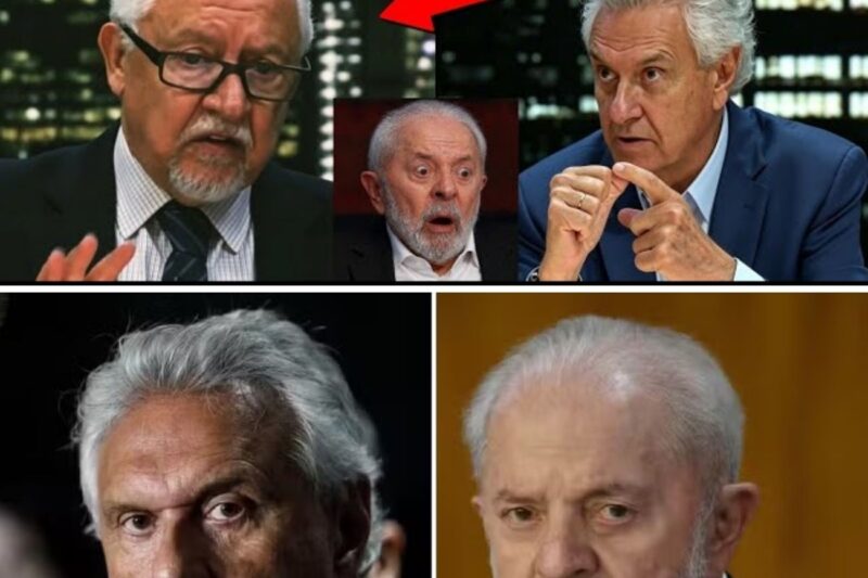 JORNALISTA DEFENDE LULA E AS FACÇÕES E FOI DEMOLIDO POR RONALDO CAIADO AO VIVO