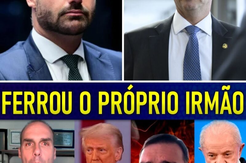 EDUARDO BOLSONARO CHORA DE PÂNlCO APÓS ESMAGAR A CANDIDATURA DE FLÁVIO!! CONFESSOU CRlME LESA-PÁTRIA