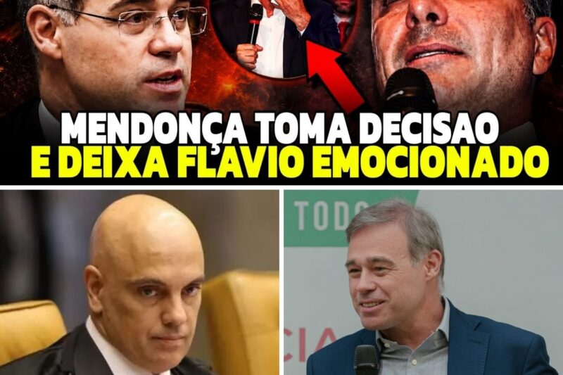 MENDONÇA PARTE PRA CIMA “ O CRIM.. ESTA NO STF” FLAVIO BOLSONARO DECLARA APOIO A MENDONÇA!