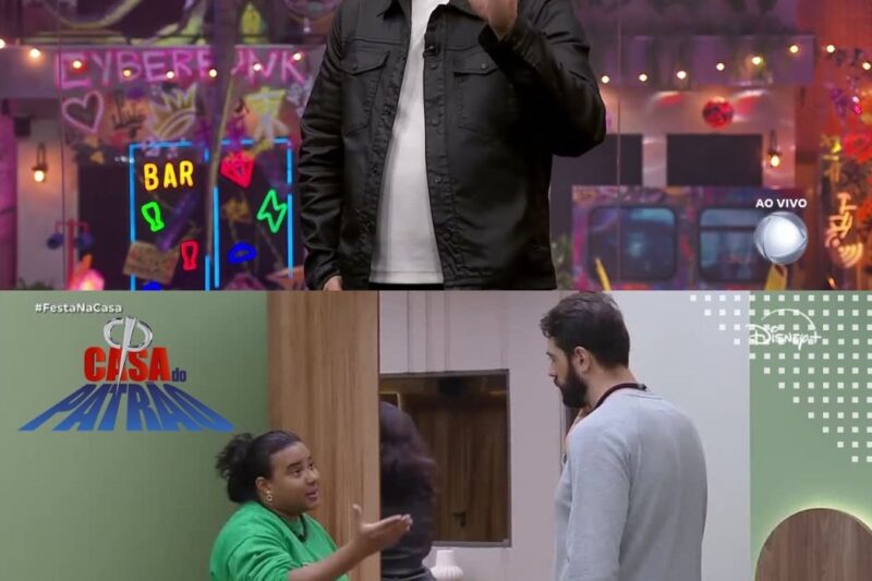 Nataly discute com Jackson e diz que ele poderia ‘salvar’ João Victor da berlinda