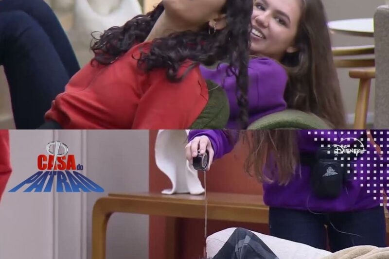 Luiza e Bianca acordam Matheus com pingos de água