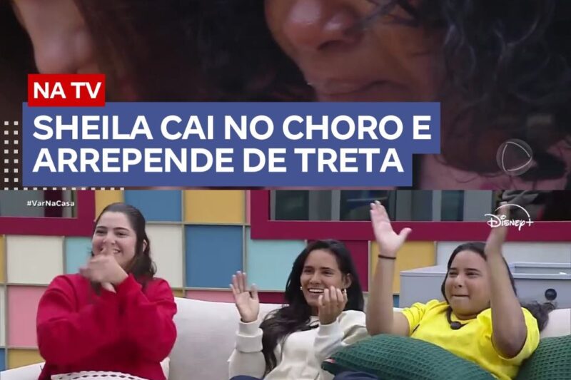 Sheila cai no choro e diz que Vivão era a última pessoa com quem ela queria brigar