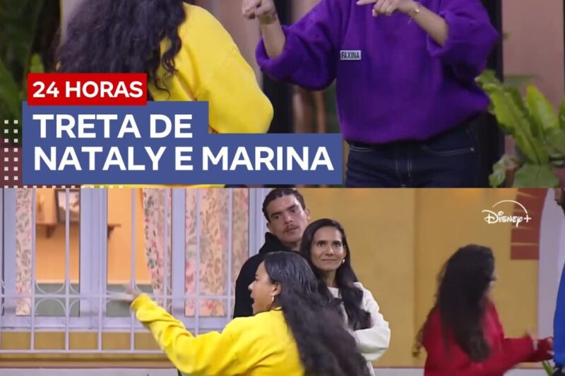 Nataly e Marina discutem logo após o Ranking da Verdade