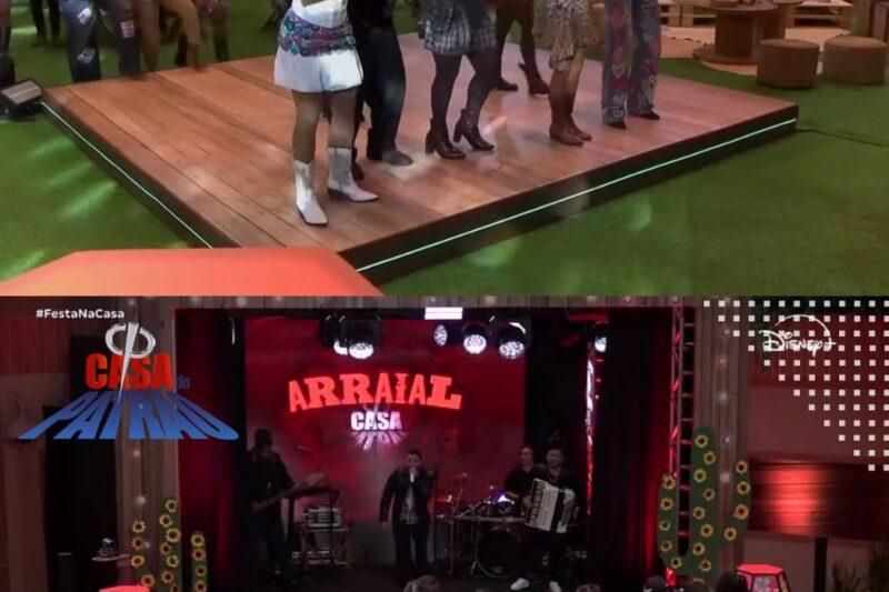 Moradores curtem show de Litto Lins na Festa Arraial