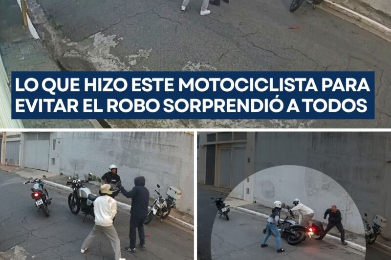INACREDITÁVEL! Ele foi rendido por bandidos, mas o que fez em seguida CHOCOU os assaltantes e salvou sua moto!
