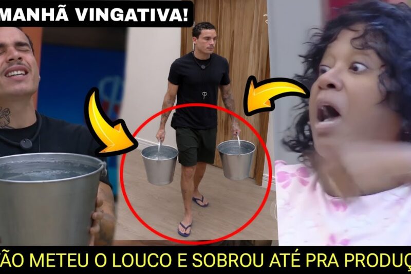 CASA DO PATRÃO: MANHÃ CAÓTICA! VIVÃO PEGA BALDES DE ÁGUA PARA JOGA EM RIVAIS E CAUSA TRETA ABSURDA