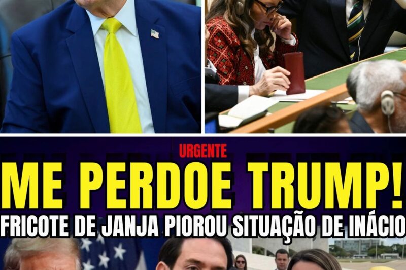 URGENTE CANETADA DE TRUMP FAZ INÁCIO E JANJA ENTRAR NA MIRA ATÉ DA ONU! CONDENAÇÃO PODE GERAR PRISÃO