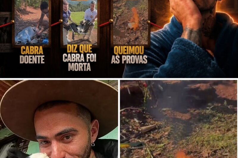 Farsa desmascarada? Mike Leão queima HD com gasolina e revolta seguidores que descobriram mensagens forjadas no caso do OVNI de Campo Largo