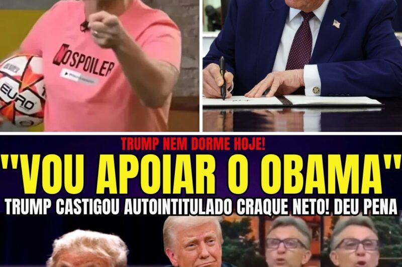 URGENTE “CRAQUE NETO” FICA SEM PASSAPORTE PRA IR A COPA E FAZ FRICOTE COM TRUMP “VOU APOIAR O OBAMA”
