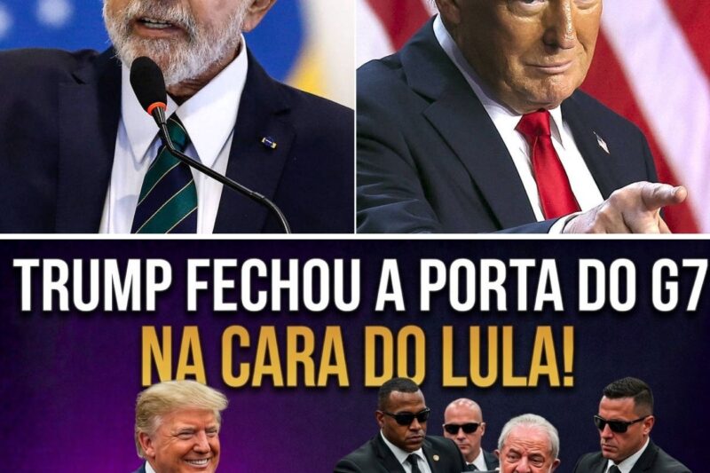 TRUMP RECUSA LULA NO G7 E O BEBUM SE HUMILHA NA FRENTE DO MUNDO!