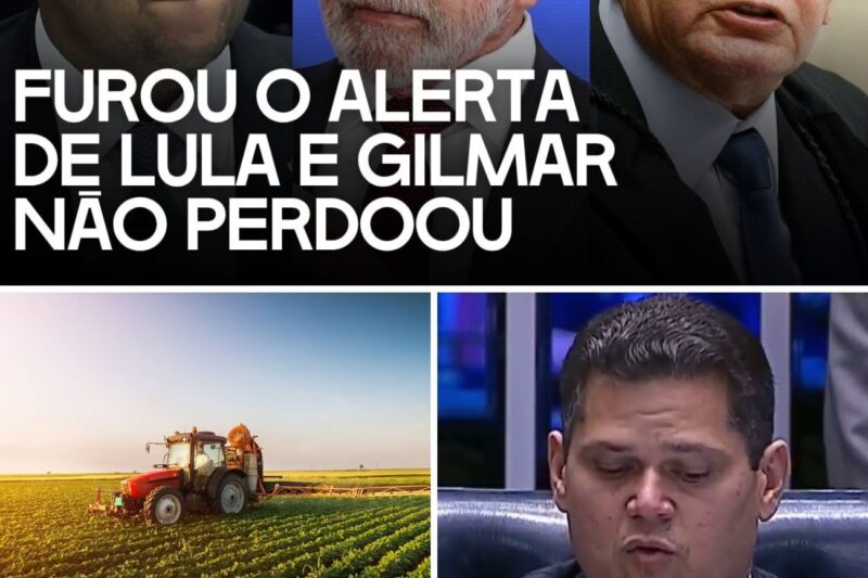 Alcolumbre ignora Lula e aprova R$817 bilhões pro agro: Gilmar dá esculacho e governo avalia veto