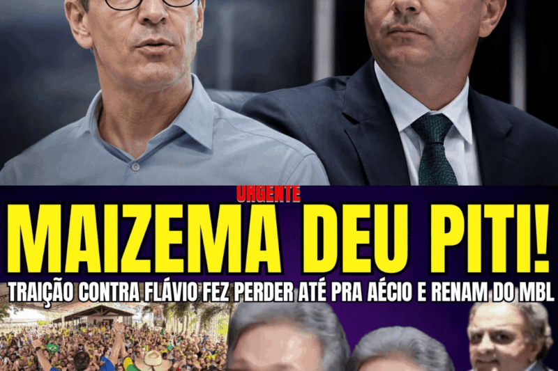 A QUEDA DO TRAÍDOR: Como a Ambição Cega Transformou “Maizena” em Piada Nacional ao Perder até para o MBL!