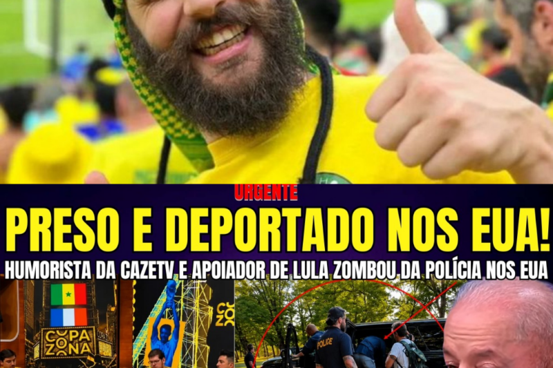 O Vexame Internacional: Ativista da CazéTV DESAFIA AUTORIDADES AMERICANAS, ACABA NA PRISÃO E ENFRENTA O TERROR DA DEPORTAÇÃO