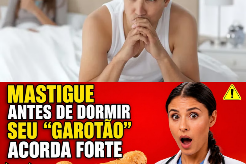 O SEGREDO DE 90 MINUTOS: Mastigue Isso Antes de Dormir e REATIVE SUA EREÇÃO Esta Noite!