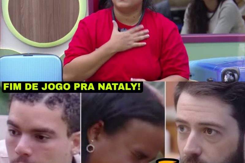 O adeus de Nataly e os NÚMEROS VAZADOS QUE CRAVAM SUA QUEDA HUMILHANTE na Casa do Patrão