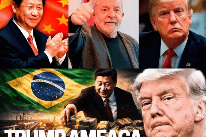 TRUMP TENTA DAR O GOLPE, MAS LULA E CHINA O HUMILHAM EM PÚBLICO: O Xeque-Mate Histórico Que Esmagou O Dólar!