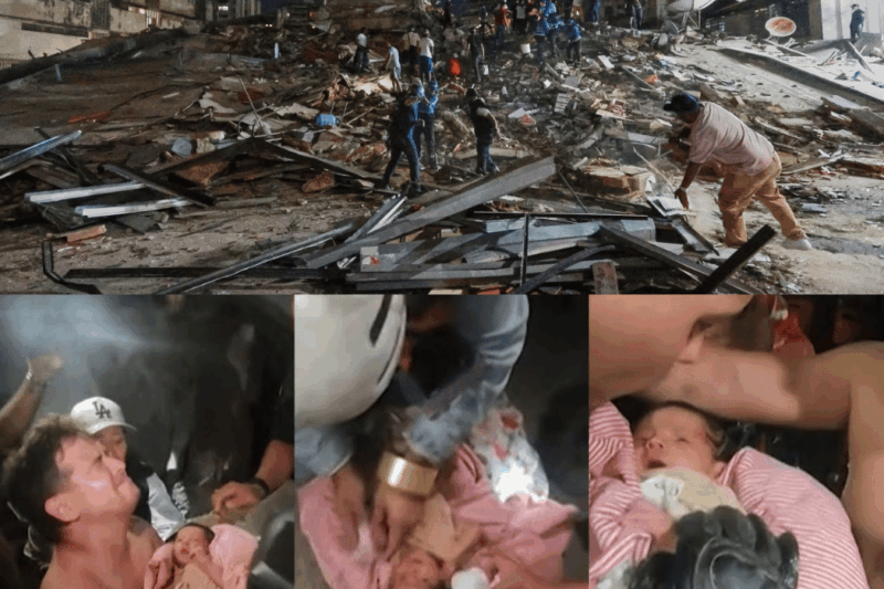 O choro no fundo do abismo: BEBÊ DE 18 DIAS É ENGOLIDO POR PRÉDIO DE CONCRETO E DESAFIA A MORTE enquanto 54 mil vidas apodrecem sob o chão