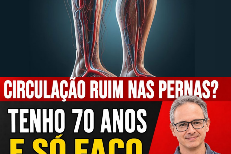 A VERDADE OCULTA SOBRE SUAS PERNAS CANSADAS: Por que Chás e Remédios Falharam e o Segredo de 5 Passos para Reviver Sua Circulação Após os 70
