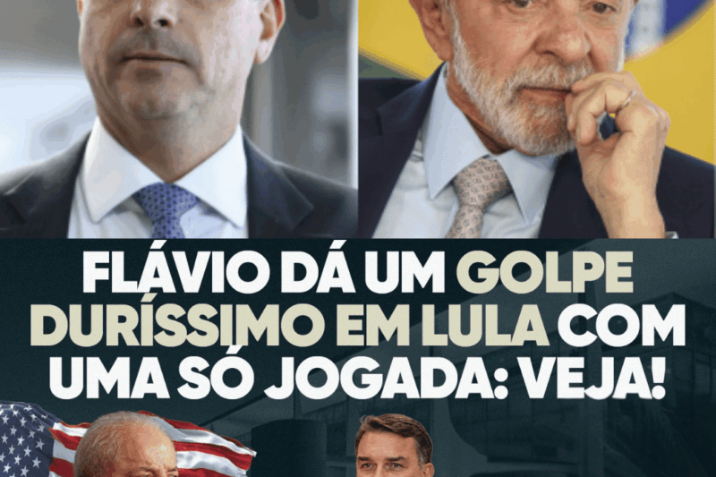 Flávio Bolsonaro assume o comando do país nos Estados Unidos enquanto LULA É ESQUECIDO PELO MUNDO E ABANDONA O BRASIL AO COLAPSO