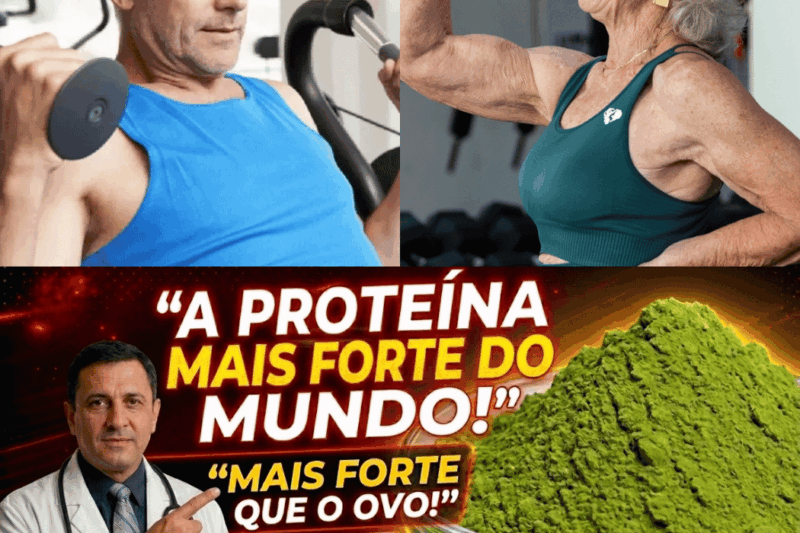 O PÓ MÁGICO QUE RESSUSCITA MÚSCULOS MORTOS e faz idosos de 90 anos levantarem da cadeira sem qualquer ajuda