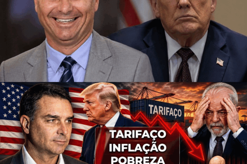 Traição Nacional: O plano sombrio de Lula e o VERDADEIRO motivo de Flávio Bolsonaro ir aos EUA ver Trump